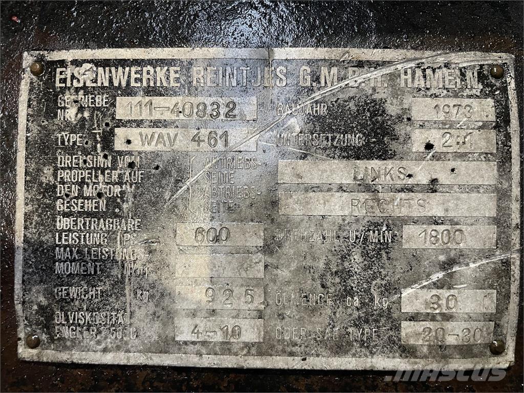 Reintjes WAV 461 Gear Prevodovky