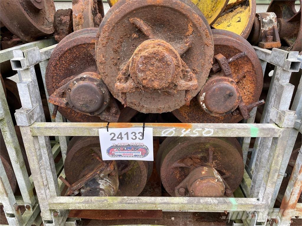  Skinnehjul ø450 mm + flange Pneumatiky, kolesá a ráfiky
