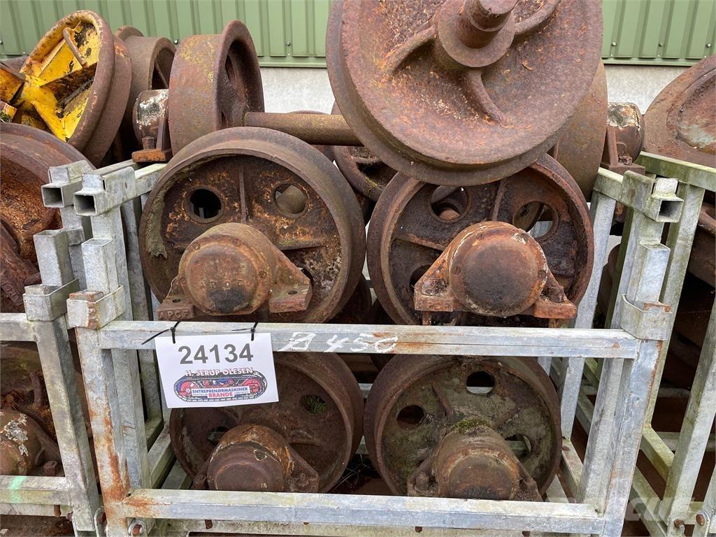  Skinnehjul ø450 mm + flange Pneumatiky, kolesá a ráfiky