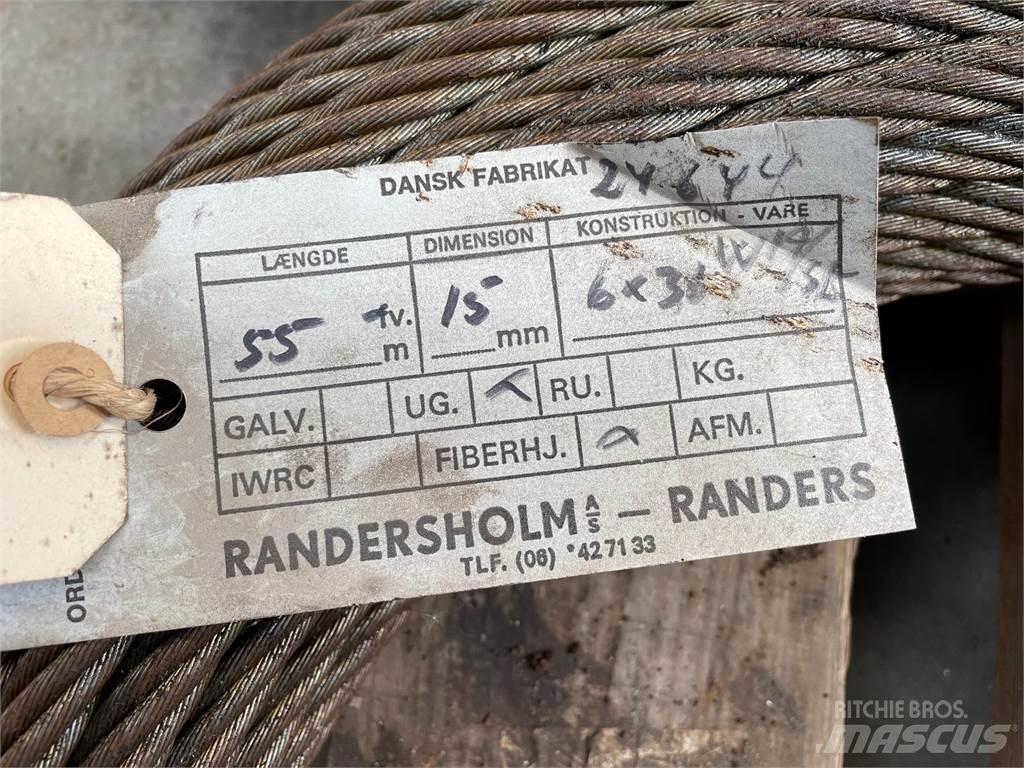  Stålwire Ø15 mm Diely a zariadenia žeriavov