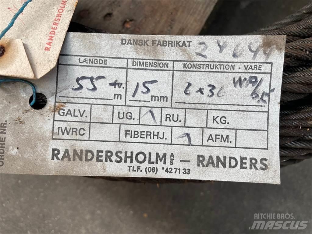  Stålwire Ø15 mm Diely a zariadenia žeriavov