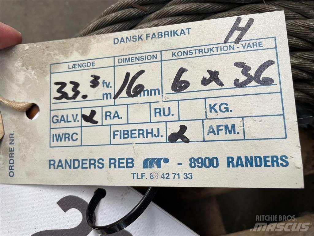  Stålwire Ø16 mm Diely a zariadenia žeriavov