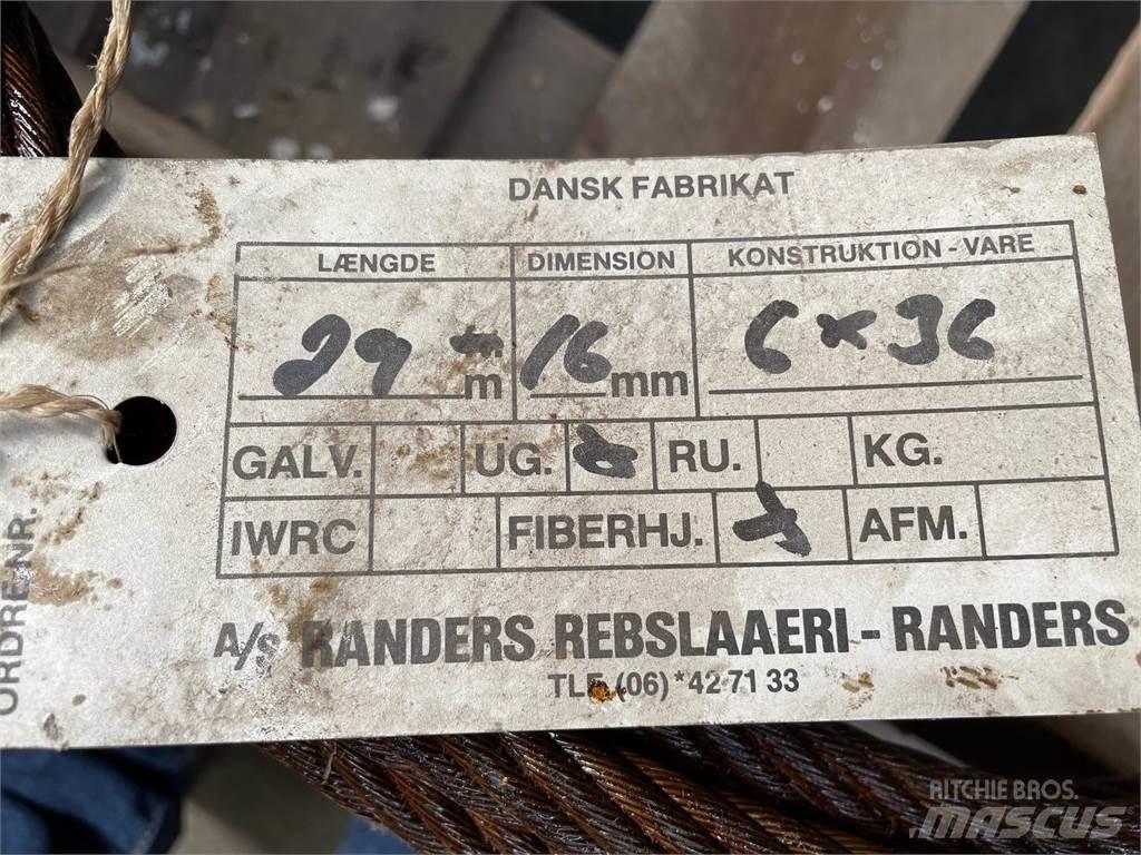  Stålwire Ø16 mm Diely a zariadenia žeriavov