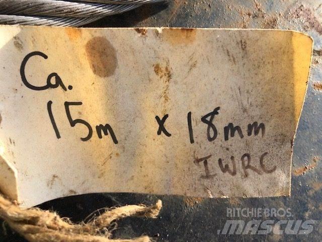  Stålwire Ø18 mm Diely a zariadenia žeriavov