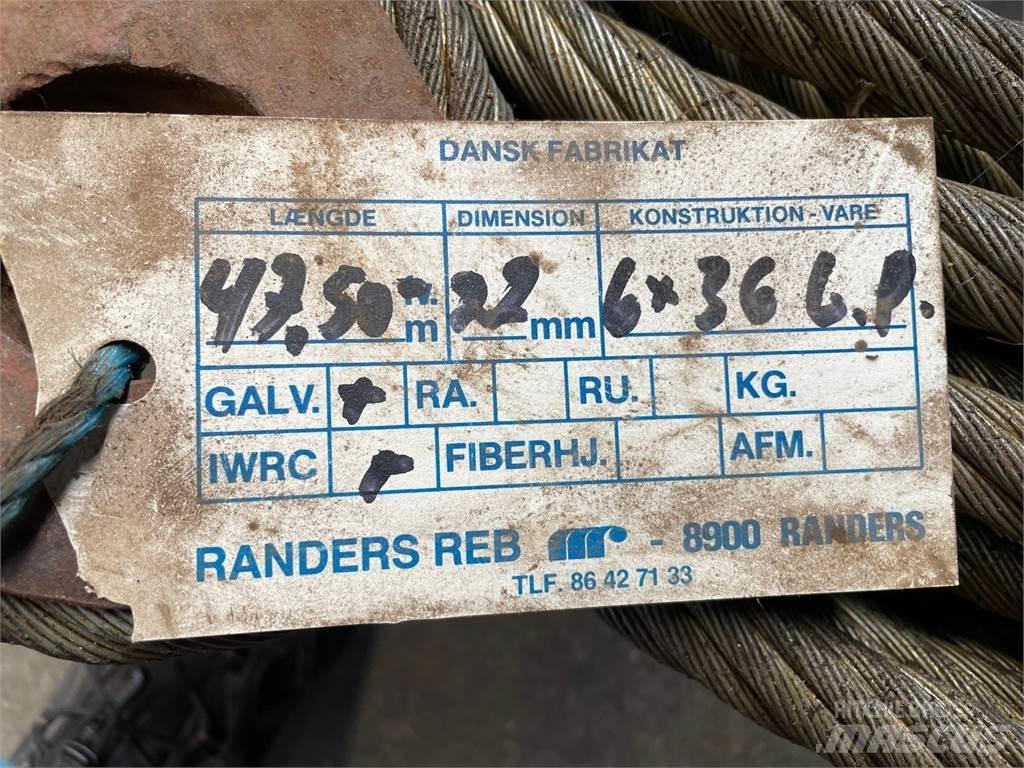  Stålwire Ø22 mm Diely a zariadenia žeriavov