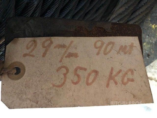  Stålwire Ø29 mm Diely a zariadenia žeriavov