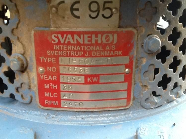  Svanehøj NP 50A-TL pumpe Vodné čerpadlá