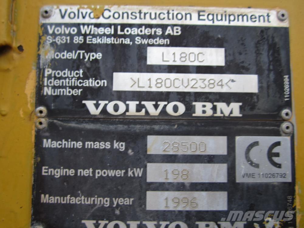 Volvo L180C til ophug Kolesové nakladače