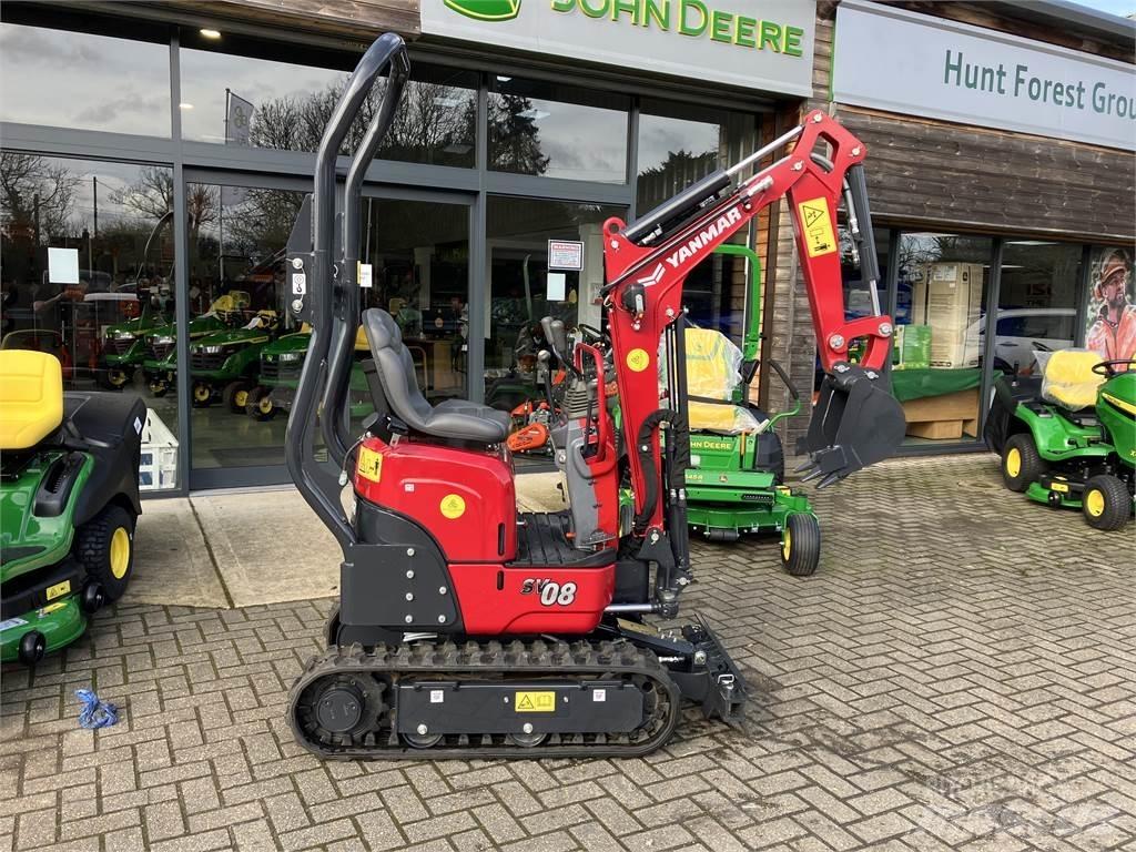 Yanmar SV08 Pásové rýpadlá