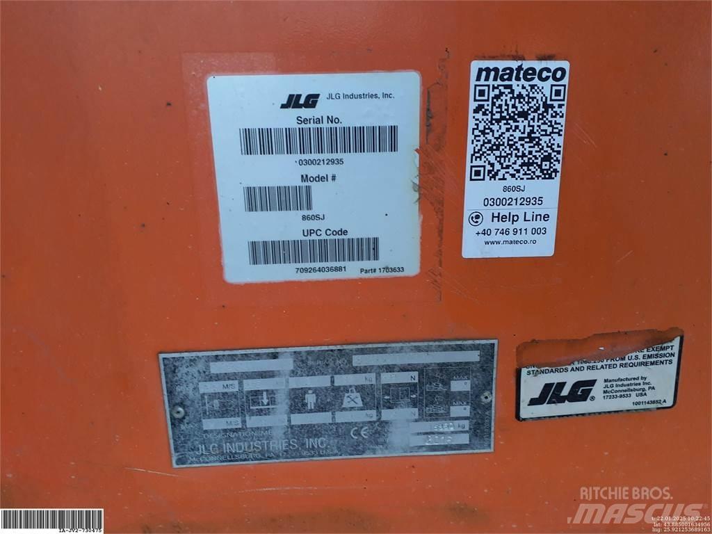 JLG 860SJ Kĺbové plošiny