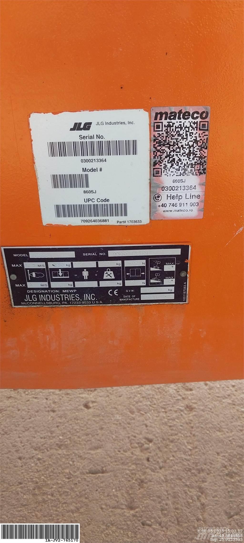 JLG 860SJ Kĺbové plošiny