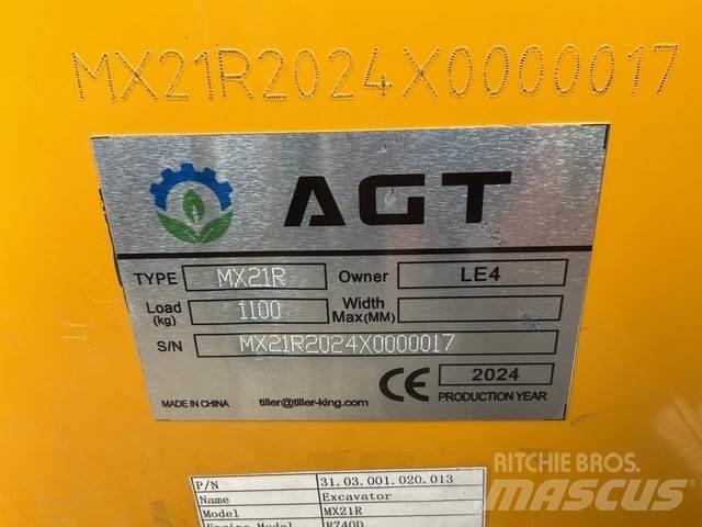 AGT MX21R Pásové rýpadlá