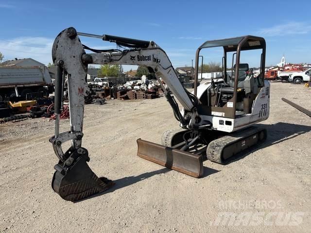 Bobcat 331 Pásové rýpadlá