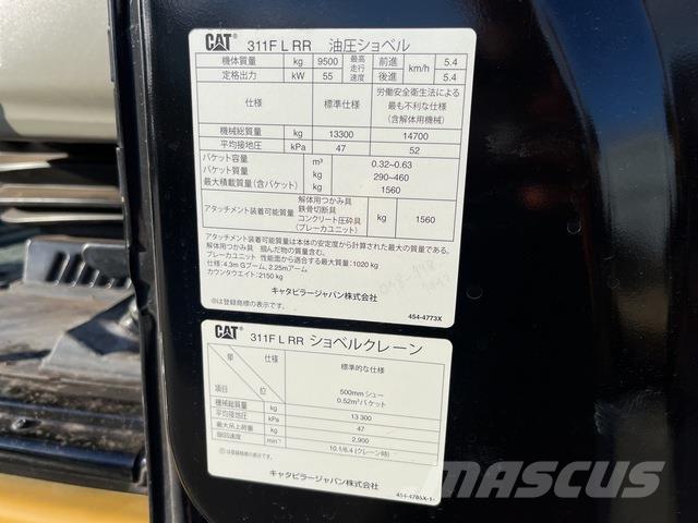 CAT 311FLRR Pásové rýpadlá