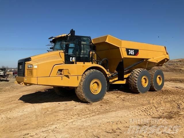 CAT 745 Kĺbové nákladné autá