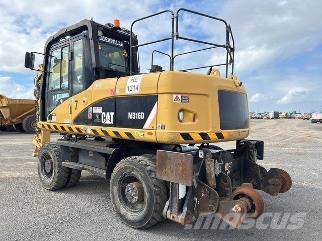 CAT M316D Kolesové rýpadlá