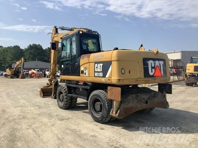 CAT M318D Kolesové rýpadlá