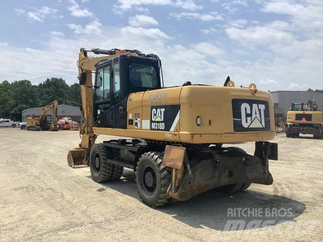 CAT M318D Kolesové rýpadlá