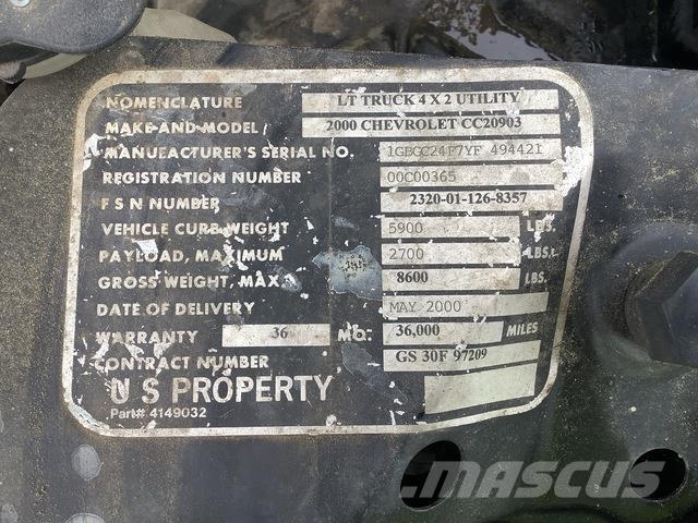 Chevrolet 2500 Nakladacia/sklápacia bočnica