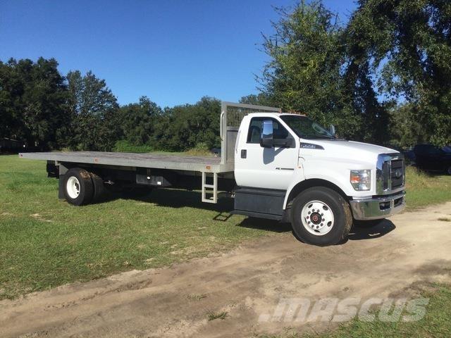 Ford F-750 Plošinové nákladné automobily/nákladné automobily so sklápacími bočnicami