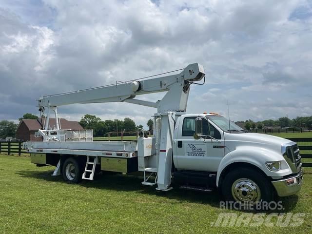 Ford F750 Plošinové nákladné automobily/nákladné automobily so sklápacími bočnicami