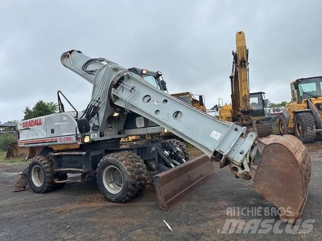 Gradall XL4300 Kolesové rýpadlá