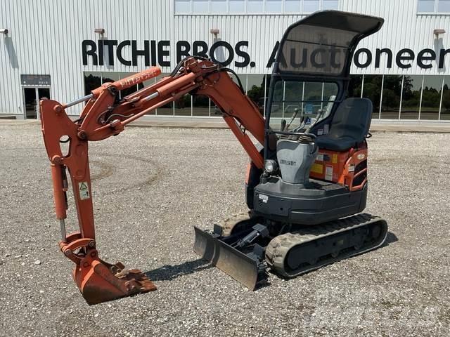 Hitachi ZX15UR Pásové rýpadlá