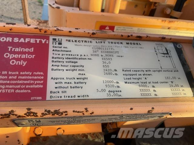 Hyster E60XL Akumulátorové vozíky