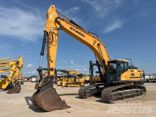 Hyundai HX380L Pásové rýpadlá