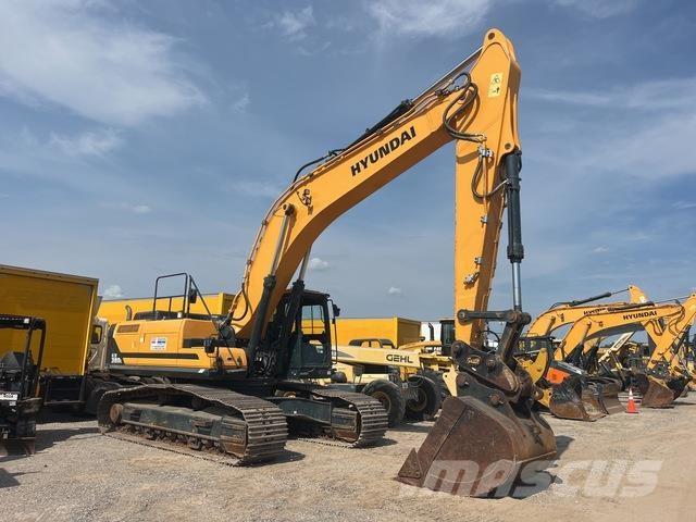 Hyundai HX380L Pásové rýpadlá