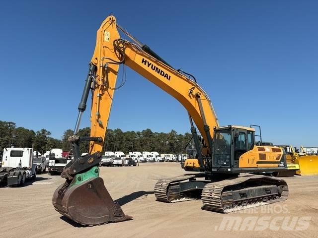 Hyundai HX380L Pásové rýpadlá