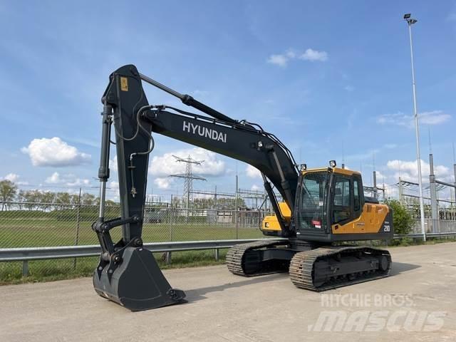 Hyundai R210 Pásové rýpadlá