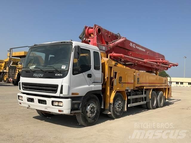 Isuzu CXH50T Nákladné autá s čerpadlami betónu