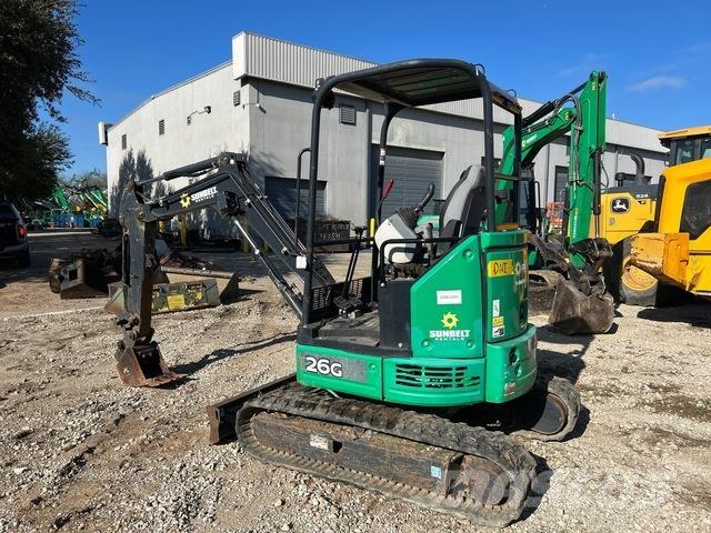 John Deere 26G Pásové rýpadlá