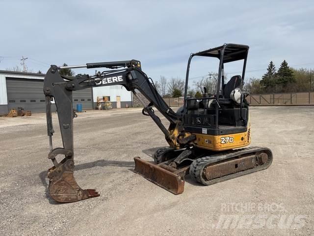 John Deere 27D Pásové rýpadlá