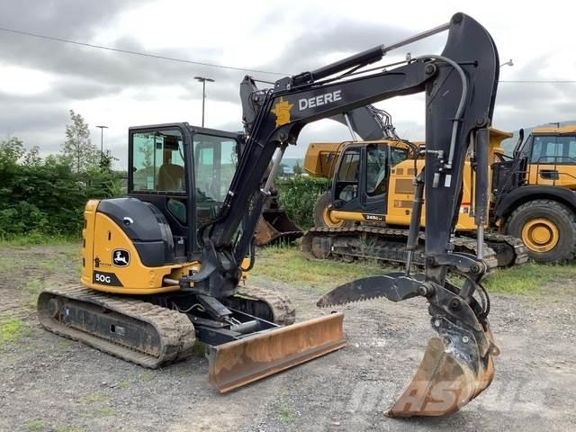 John Deere 50G Pásové rýpadlá