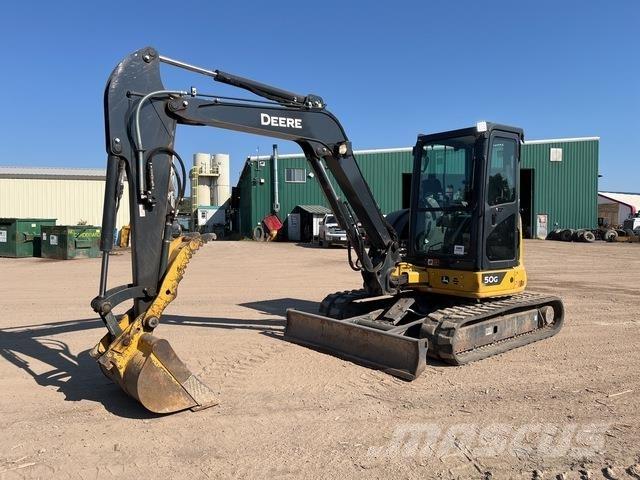 John Deere 50G Pásové rýpadlá