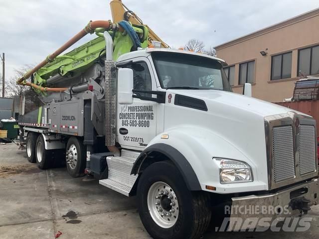 Kenworth T880 Nákladné autá s čerpadlami betónu