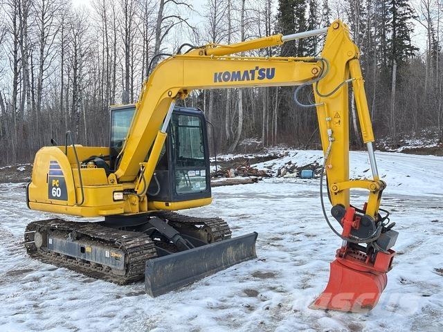 Komatsu PC60-8 Pásové rýpadlá
