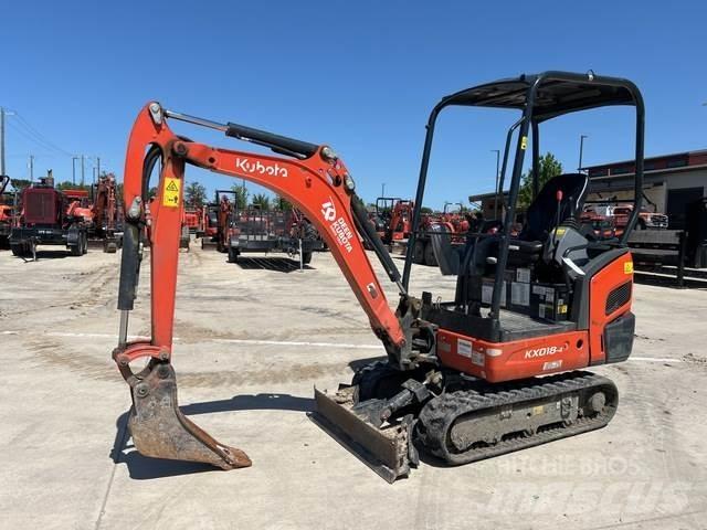 Kubota KX018-4 Pásové rýpadlá
