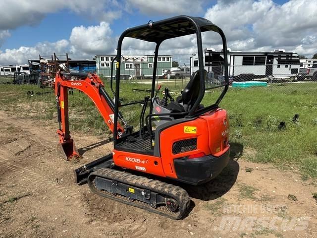 Kubota KX018-4 Pásové rýpadlá