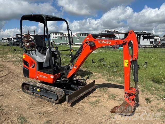 Kubota KX018-4 Pásové rýpadlá