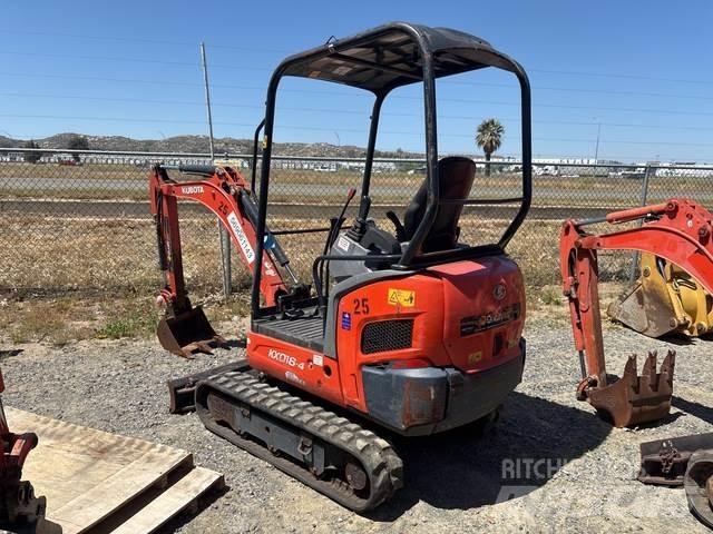 Kubota KX018-4 Pásové rýpadlá