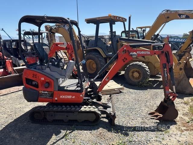 Kubota KX018-4 Pásové rýpadlá