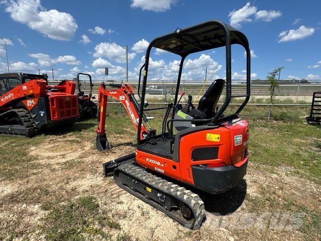 Kubota KX018-4 Pásové rýpadlá