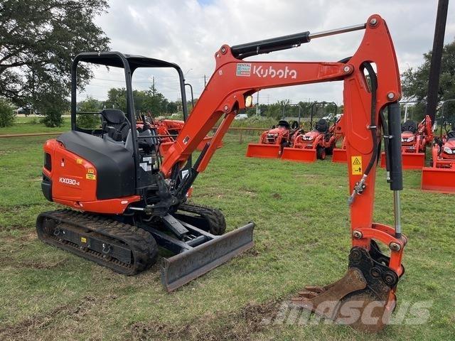 Kubota KX030-4 Pásové rýpadlá