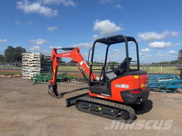 Kubota KX030-4 Pásové rýpadlá