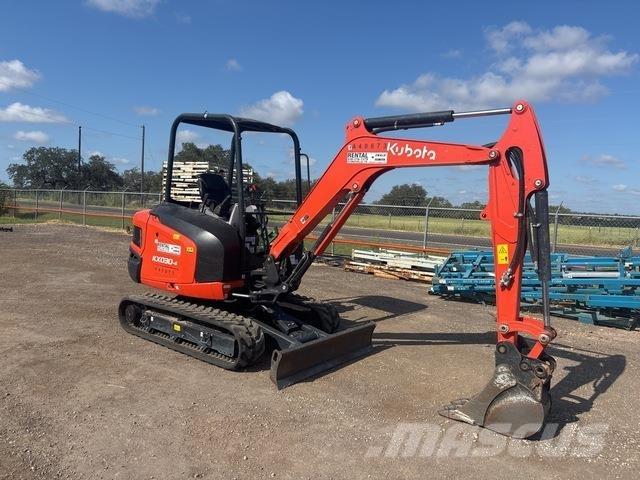 Kubota KX030-4 Pásové rýpadlá