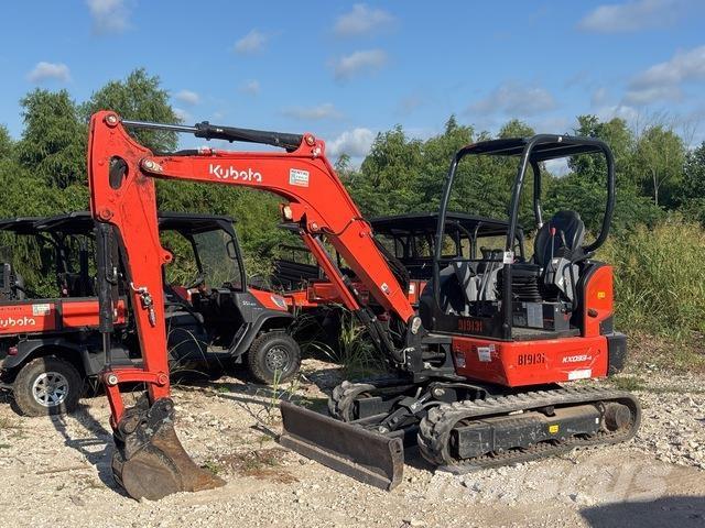 Kubota KX033-4 Pásové rýpadlá