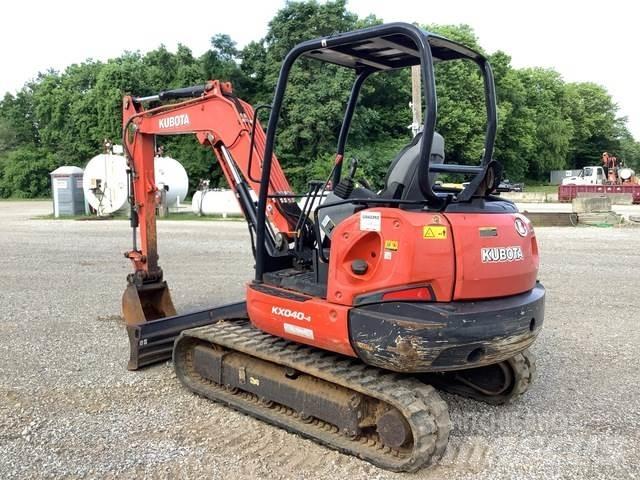 Kubota KX040-4 Pásové rýpadlá
